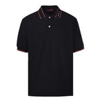GUCCI Ribbed Jacquard Short-Sleeve Polo Shirt