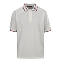 GUCCI Ribbed Jacquard Short-Sleeve Polo Shirt