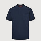 Gucci 2026 Horsebit Pocket T-Shirt — Navy | Made in Italy