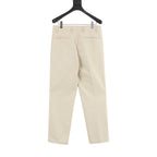 Prada Trousers with Triangle Logo Keychain