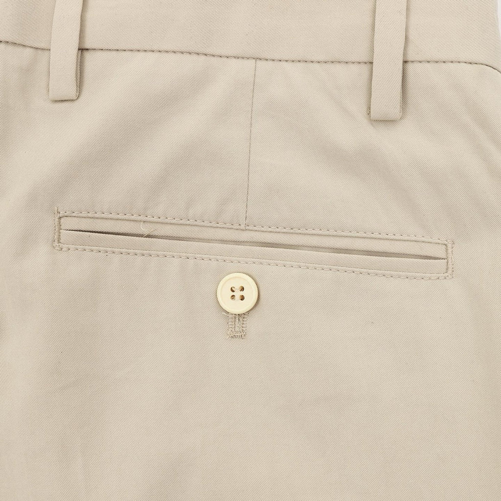 Prada Trousers with Triangle Logo Keychain