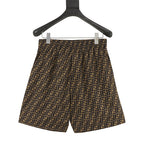 Fendi Double-F Monogram Print Shorts