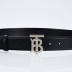 Burberry Belt with Silver Buckle