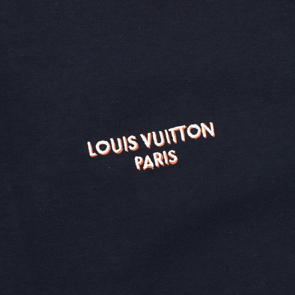 LOUIS VUITTON LV Overlapping Lettering Embroidery Baseball Jacket