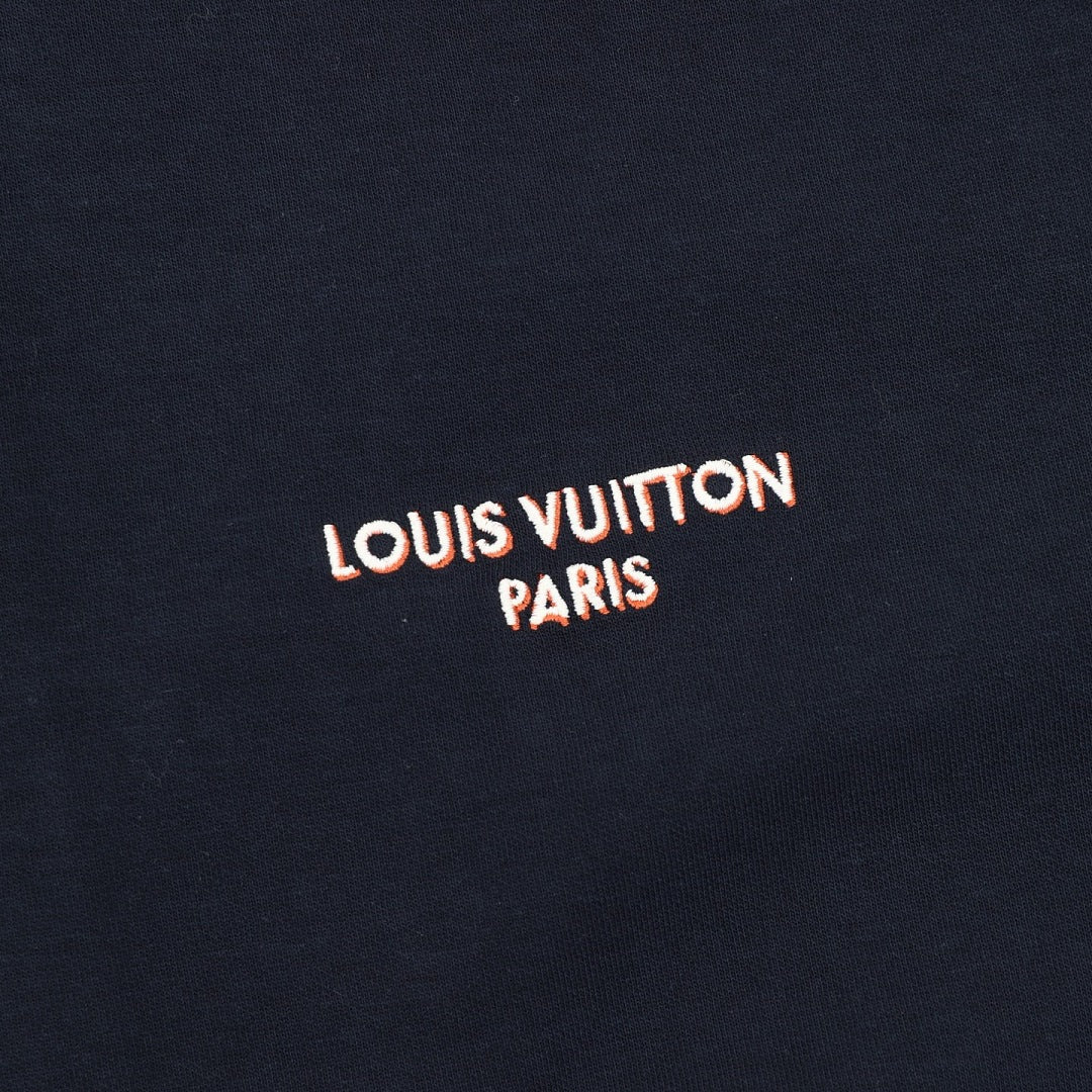 LOUIS VUITTON LV Overlapping Lettering Embroidery Baseball Jacket