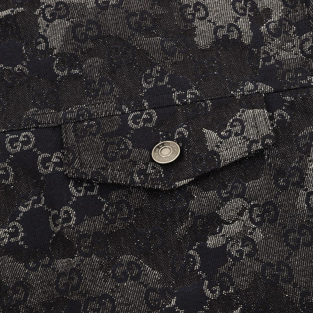 Gucci Splatter-Paint Hooded Down Jacket