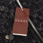 Gucci Splatter-Paint Hooded Down Jacket