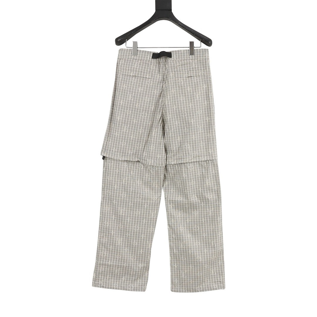 Louis Vuitton Monogram Check Reversible Trousers