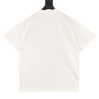 Chrome Hearts Color-block Gothic Script Cross Necklace T-Shirt