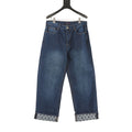 Louis Vuitton Distressed Patchwork Denim Trousers