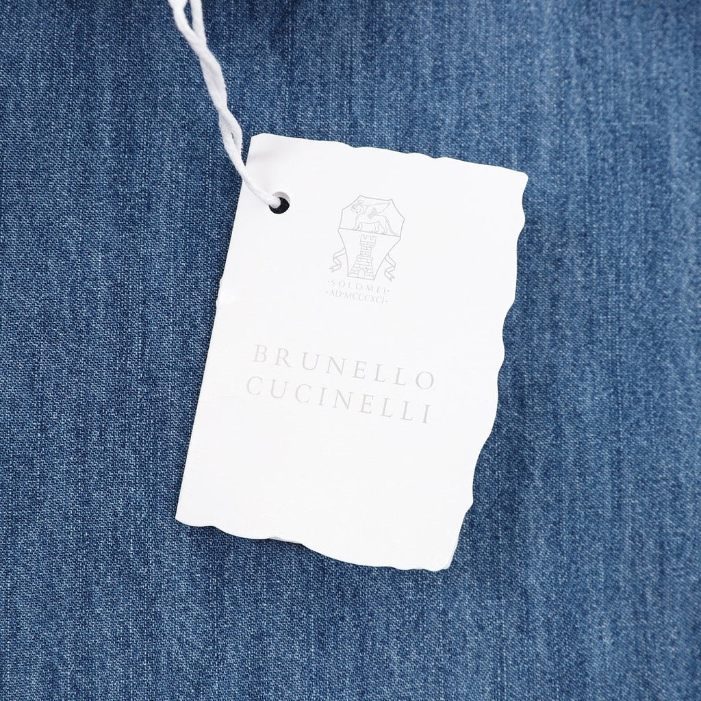 Brunello Cucinelli Drawstring Herringbone Linen Trousers