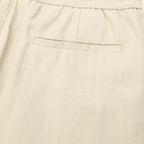 Brunello Cucinelli Drawstring Herringbone Linen Trousers