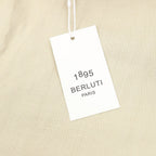 Brunello Cucinelli Drawstring Herringbone Linen Trousers