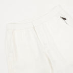 Brunello Cucinelli Drawstring Herringbone Linen Trousers