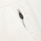 Brunello Cucinelli Drawstring Herringbone Linen Trousers