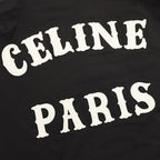 CELINE Letter-Print Padded Baseball Jacket