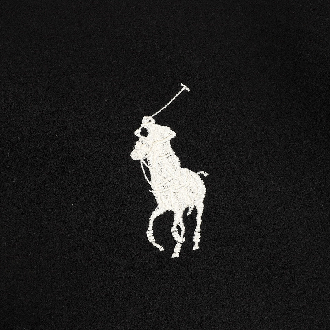 RALPH LAUREN Polo Pony Embroidery Patchwork Baseball Jacket