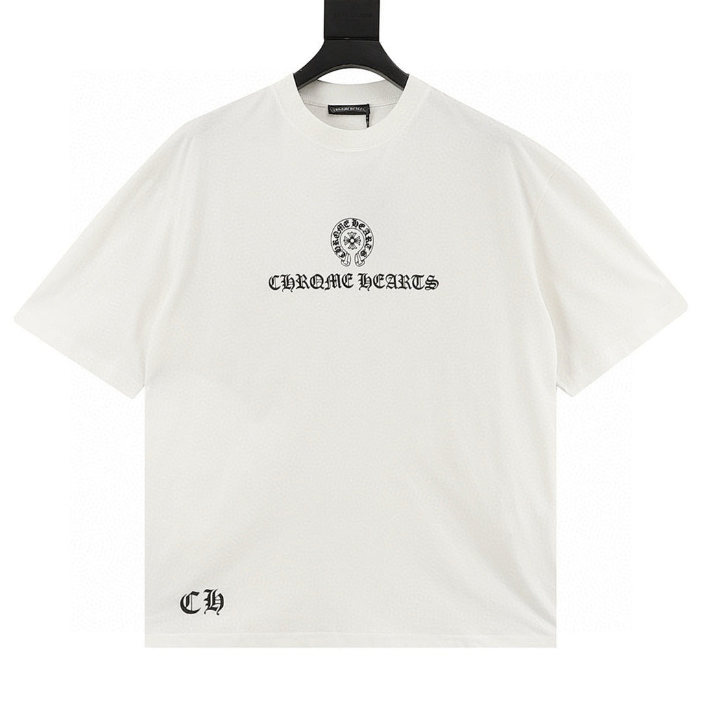 Chrome Hearts Sanskrit Horseshoe Print T-Shirt