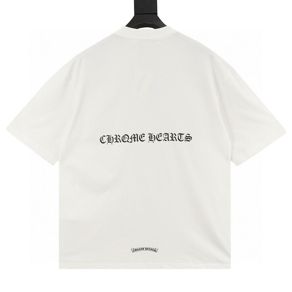 Chrome Hearts Sanskrit Horseshoe Print T-Shirt
