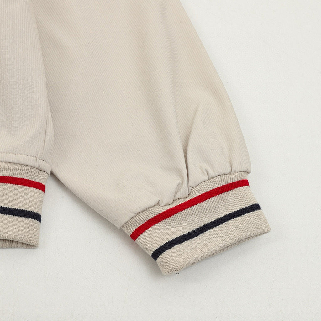THOM BROWNE Four-Bar Baseball Jacket