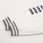 THOM BROWNE Four-Bar Multi-Embroidery Baseball Jacket