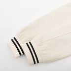 SAINT LAURENT PARIS Classic Leather-Trim Baseball Collar Jacket