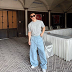 Loewe Embroidered Denim Trousers