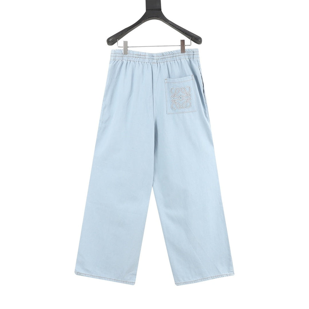 Loewe Embroidered Denim Trousers