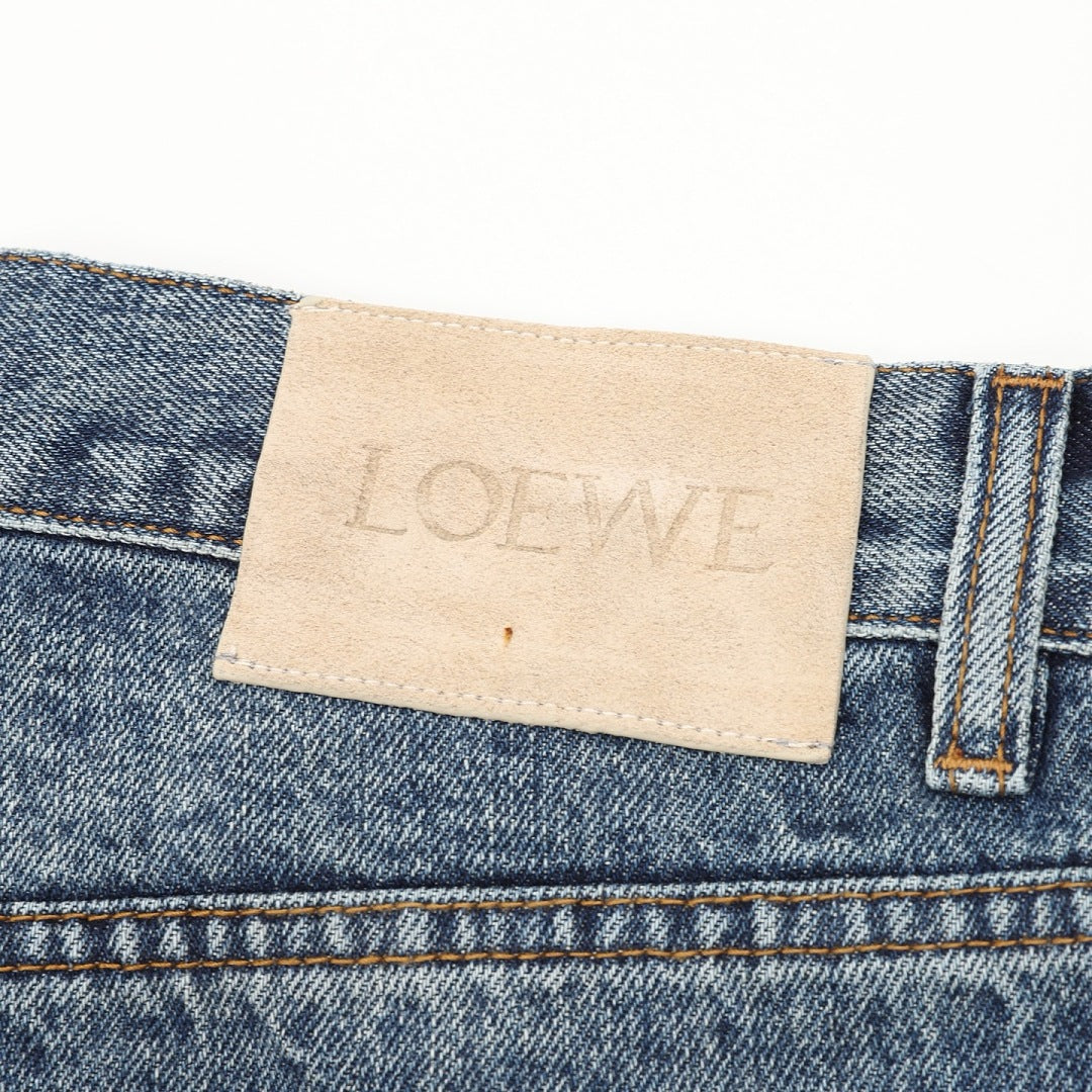 Loewe Embroidered Denim Trousers