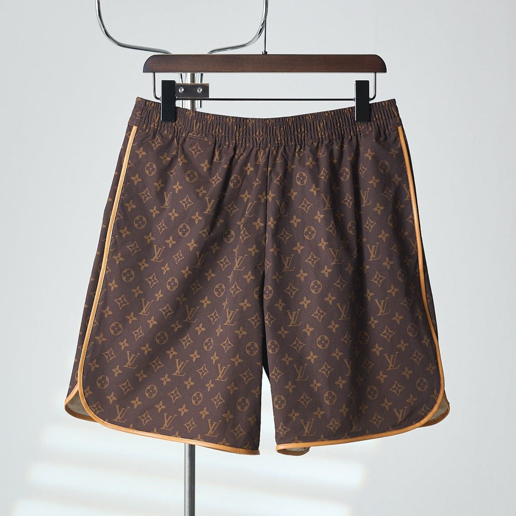 LOUIS VUITTON Monogram Drawstring Shorts