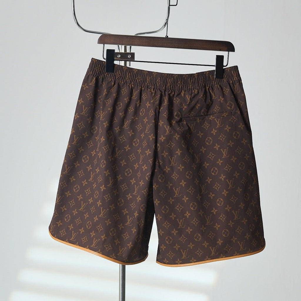 LOUIS VUITTON Monogram Drawstring Shorts
