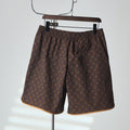 LOUIS VUITTON Monogram Drawstring Shorts