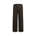 LOUIS VUITTON Monogram Wide-Leg Denim Jeans