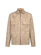 LOUIS VUITTON Monogram Grid Zip Jacket
