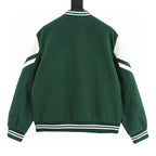 CELINE Triomphe C Logo Patchwork Embroidery Baseball Jacket