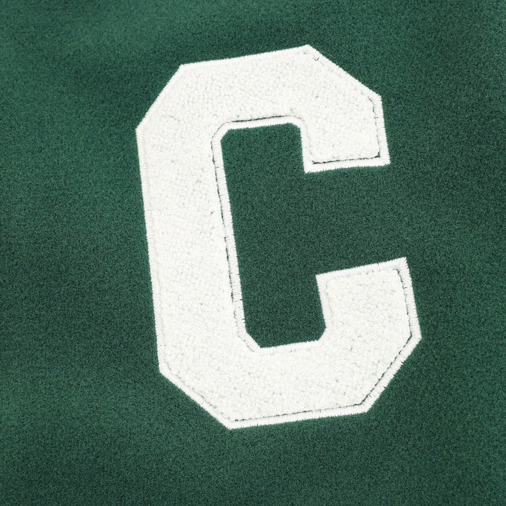 CELINE Triomphe C Logo Patchwork Embroidery Baseball Jacket