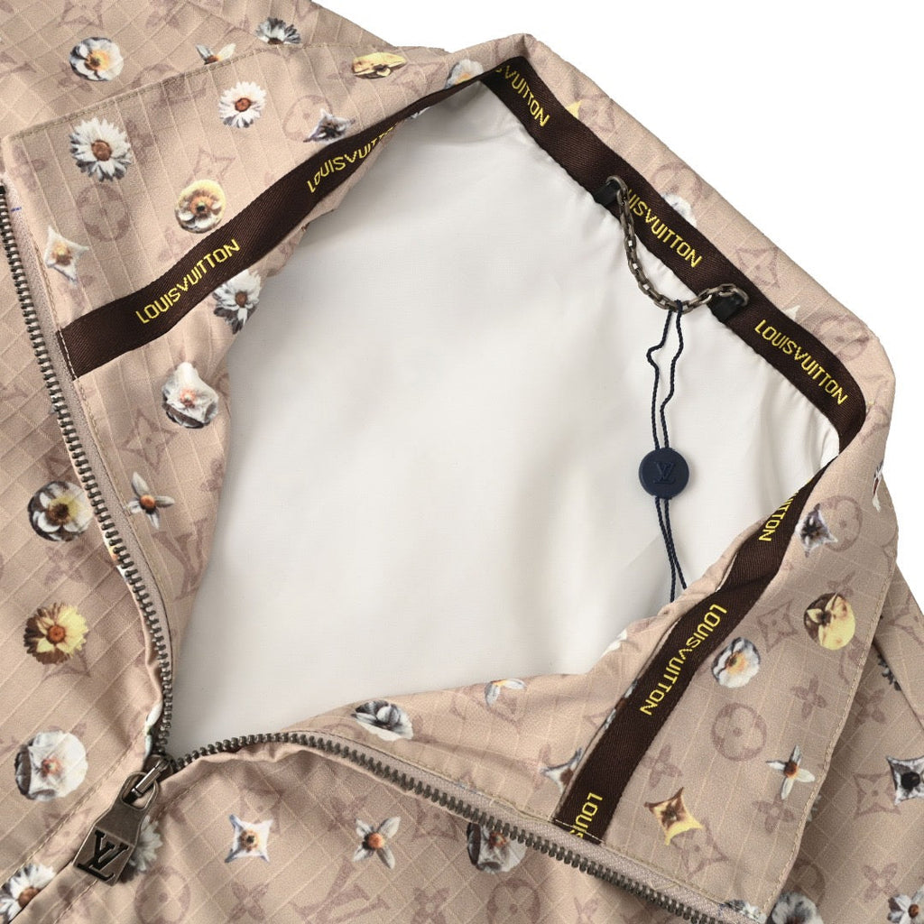 LOUIS VUITTON Monogram Floral Print Blouson Jacket