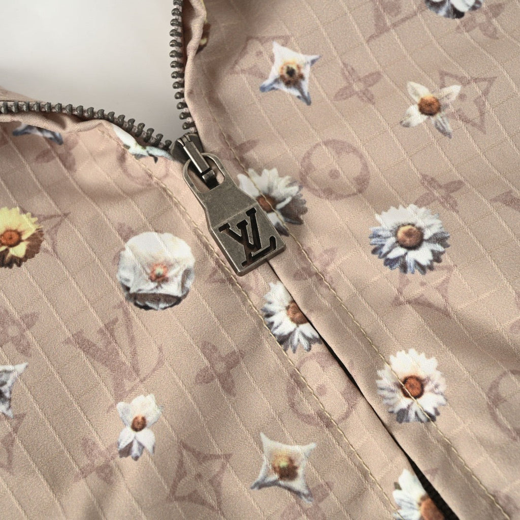 LOUIS VUITTON Monogram Floral Print Blouson Jacket