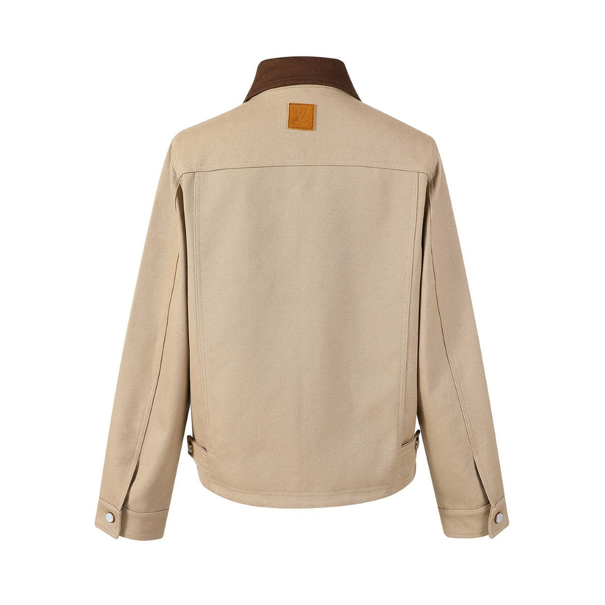LOUIS VUITTON Contrast Collar Canvas Chore Jacket