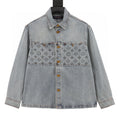 Louis Vuitton Monogram Denim Patchwork Long-Sleeve Jacket