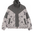 Louis Vuitton Monogram Patchwork Full-Print Trench Coat-Style Zip Jacket