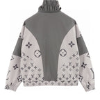 Louis Vuitton Monogram Patchwork Full-Print Trench Coat-Style Zip Jacket
