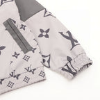 Louis Vuitton Monogram Patchwork Full-Print Trench Coat-Style Zip Jacket