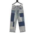 Louis Vuitton Distressed Patchwork Denim Trousers