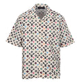 Louis Vuitton Printed Mulberry Silk Short-Sleeve Shirt