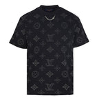 Louis Vuitton All-Over Chain Print Short-Sleeve T-Shirt
