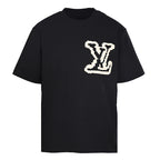 Louis Vuitton "Cloud" Monogram Short-Sleeve T-Shirt with Large Foam-Print Lettering