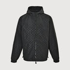 LOUIS VUITTON Monogram Eclipse Hooded Windbreaker Black