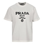 PRADA Bird's Nest Weave Embroidered T-Shirt