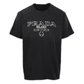 PRADA Cutout Letter Print T-Shirt